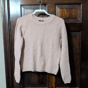 Tahari Blush Crew Neck Sweater